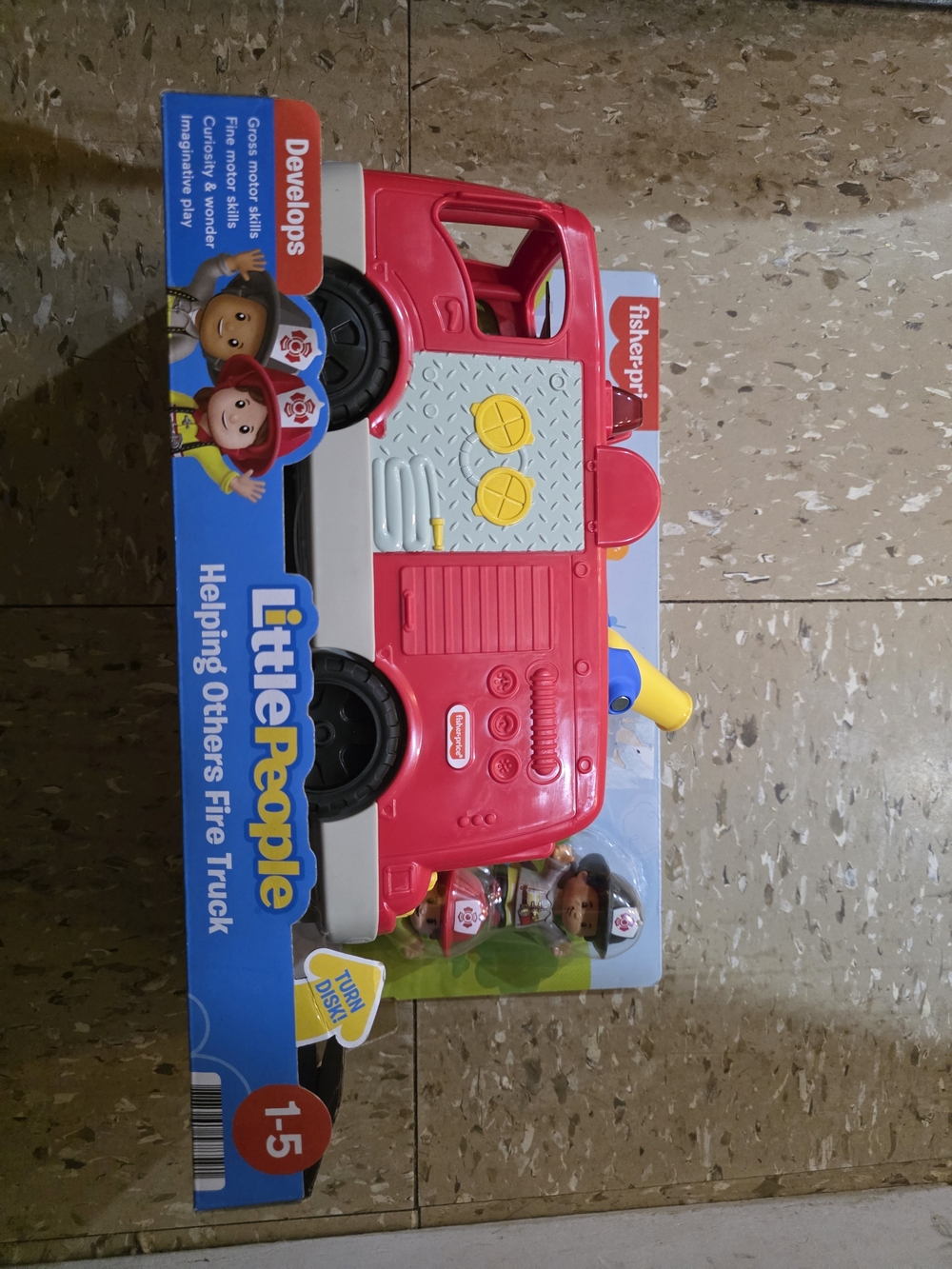 Fisher-Price Little People Helping Others Fire Truck - Red, Yellow, Black